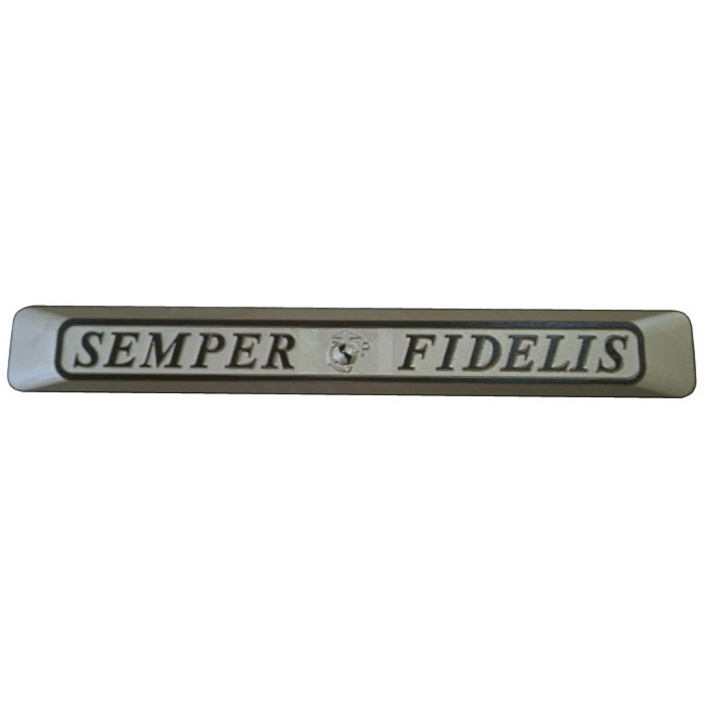 Semper Fidelis Truck Emblem,Semper Fi Truck Plaque JMA Manufacturing